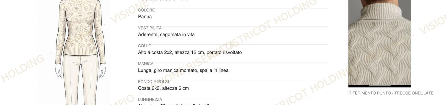 Tavola della scheda capo AK-01 Dolcevita fit della capsule cashmere finezza 5, parte 2 di 3